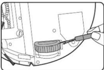 NECCHI Deebot D76 - Driving wheel cleaning - 1