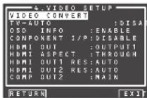 MARANTZ AV8003/ZWA - VIDEO SETUP - 1