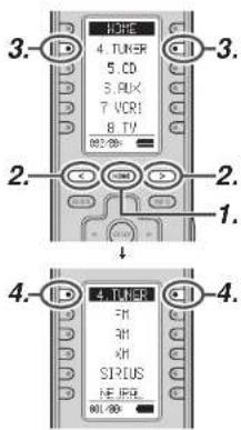 MARANTZ AV8003/ZWA - TO SELECTING THE TUNER - 3