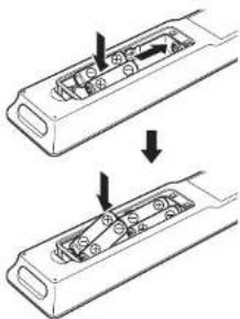 MARANTZ AV8003/ZWA - LOADING BATTERIES - 2