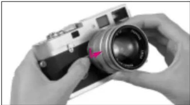 LEICA MP 0.72 - Ansetzen eines Objektivs - 1