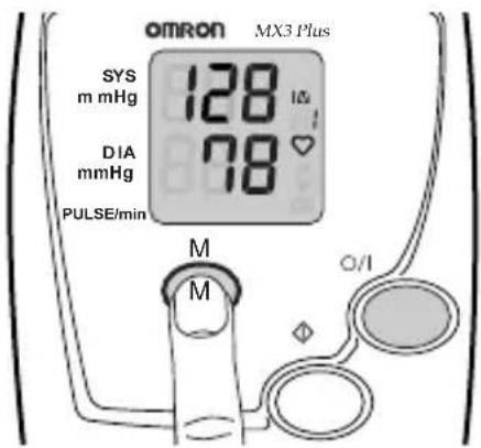 OMRON MX3 Plus - Recall previous values - 2