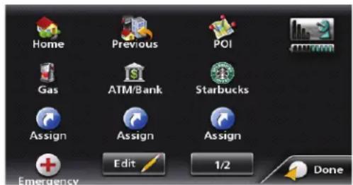 MAGELLAN RoadMate 1424 - Saving an Address to a OneTouch Icon - 1