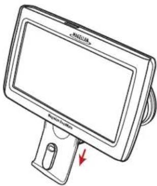 MAGELLAN RoadMate 1424 - Adjusting the Mount for Optimum Viewing - 1