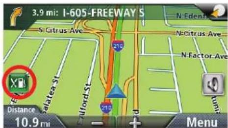 MAGELLAN RoadMate 1424 - Creating a Route to a Highway Exit POI - 1