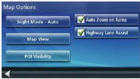 MAGELLAN RoadMate 1424 - Setting Auto Night Map Display - 1