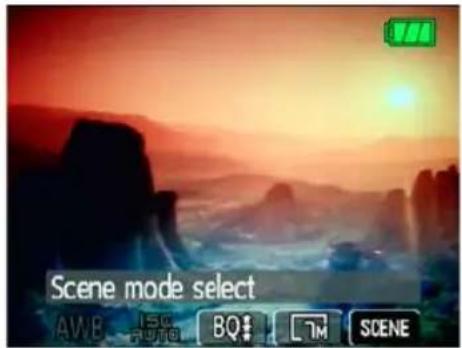 GE A1050 - Returning to the Scene selection menu - 1