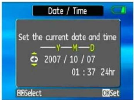 GE A1050 - Setting the Date and Time - 2