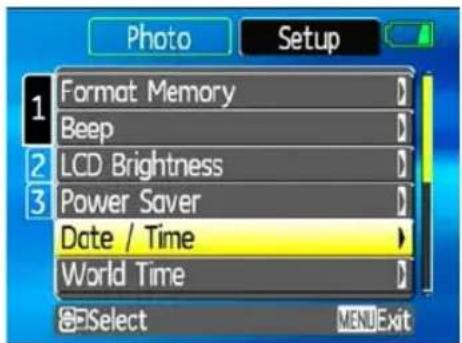 GE A1250 - Setting the Date and Time - 1