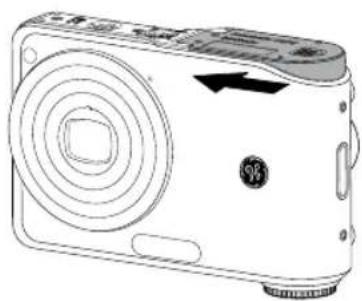 GE A1250 - Inserting the battery - 4