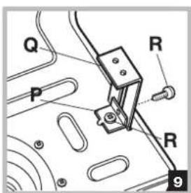 Hotpoint Ariston BWMD 742 (EU) - Крепление направляющих плинтуса (нижней декоративной панели) - 1