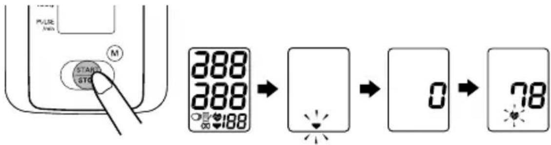 OMRON BP710 - TAKING A MEASUREMENT - 2