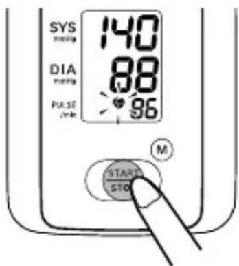 OMRON BP710 - TAKING A MEASUREMENT - 1