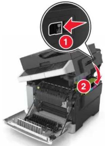 LEXMARK CX410e - [x]-page jam, clear standard bin [203.xx] - 8