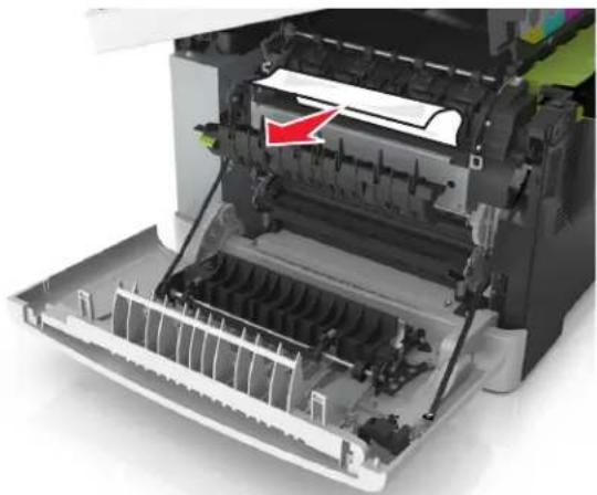 LEXMARK CX410e - [x]-page jam, clear standard bin [203.xx] - 7