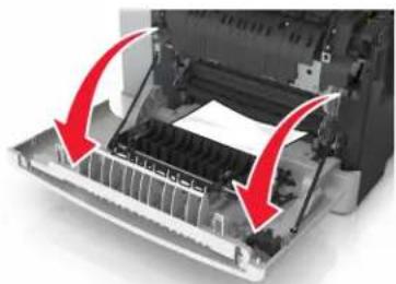LEXMARK CX410e - [x]-page jam, open front door to clear duplex [23y.xx] - 2