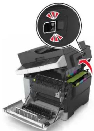 LEXMARK CX410e - [x]-page jam, open front door to clear fuser [202.xx] - 3