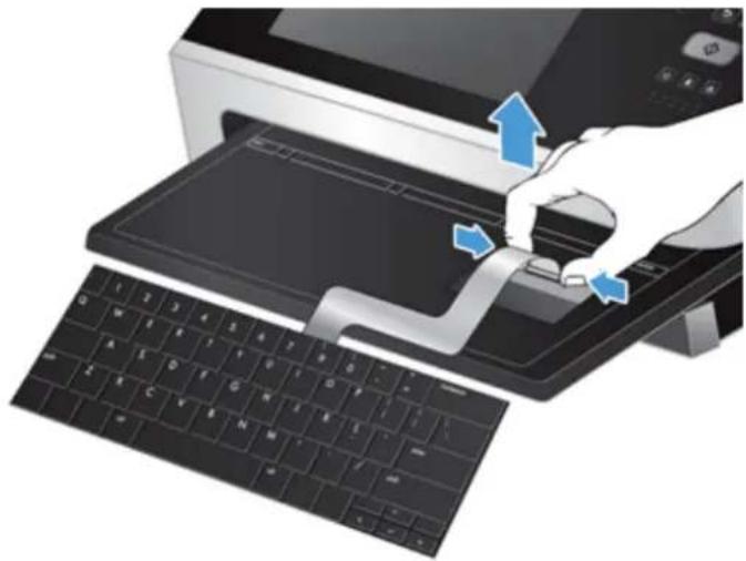 HP Scanjet Enterprise 8500 fn1 - Remplacement du clavier - 2