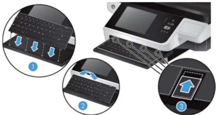 HP Scanjet Enterprise 8500 fn1 - Remplacement du clavier - 4