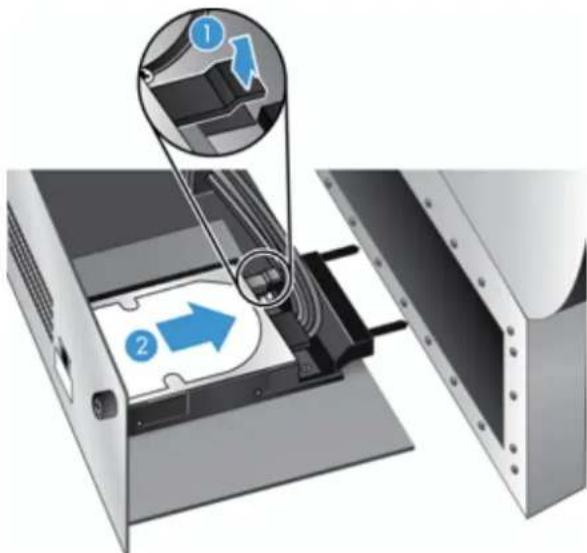 HP Scanjet Enterprise 8500 fn1 - Remplacement du disque dur - 3