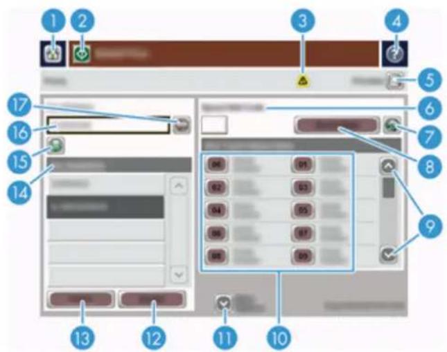 HP Scanjet Enterprise 8500 fn1 - Utilisation de l'écran Envoyer une télécopie - 1