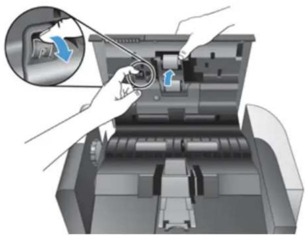 HP Scanjet Enterprise 8500 fn1 - Remplacement des rouleaux - 4