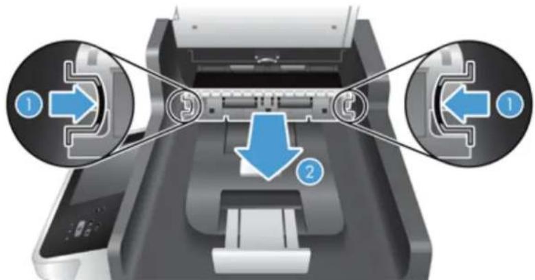 HP Scanjet Enterprise 8500 fn1 - Suppression des bourrages du circuit d'acheminement du papier - 3