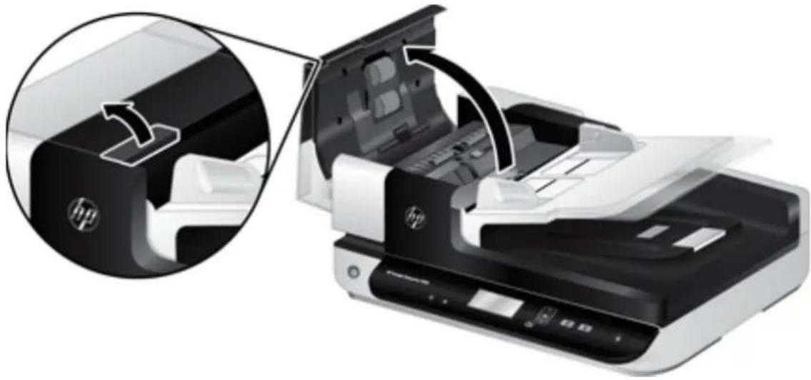 HP Scanjet Enterprise 7500 - Nettoyage des rouleaux - 1