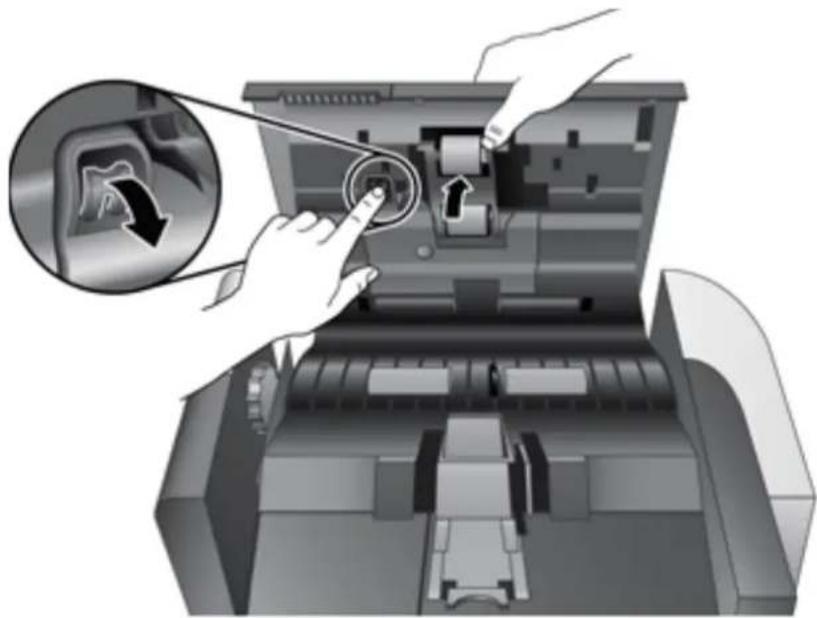 HP Scanjet Enterprise 7500 - Remplacement des rouleaux - 5