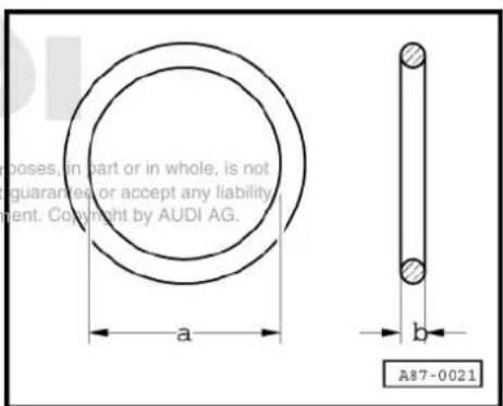 AUDI A6 (2005) - O-rings: - 1
