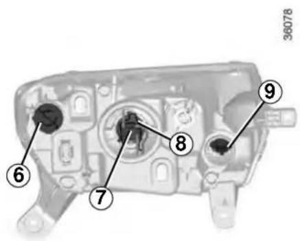 DACIA Sandero (2011) - Main beam headlights, dipped beam headlights - 1