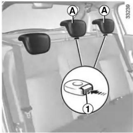 DACIA Sandero (2011) - REAR HEADRESTS - 1