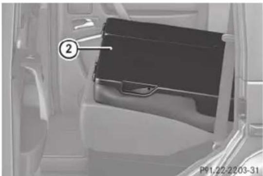 Mercedes-Benz G-Class (2014) - Basculement du dossier vers l'avant - 2