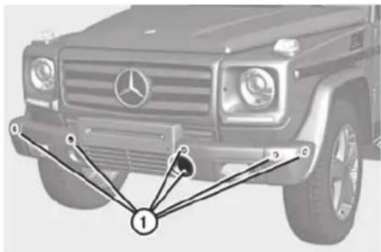 Mercedes-Benz G-Class (2014) - Nettoyage des capteurs - 2