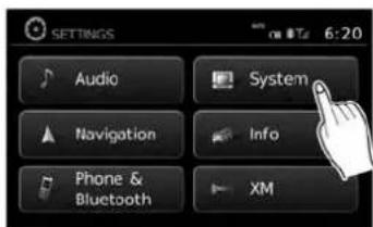 NISSAN Versa Sedan (2014) - SYSTEMSETTINGS - 2