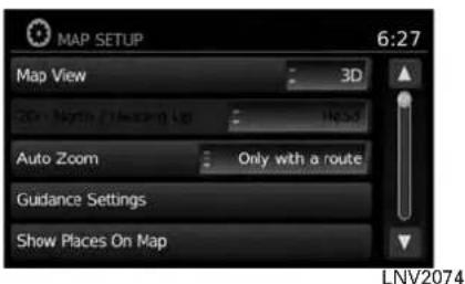 NISSAN Versa Sedan (2014) - 3-8Mapsettings - 1