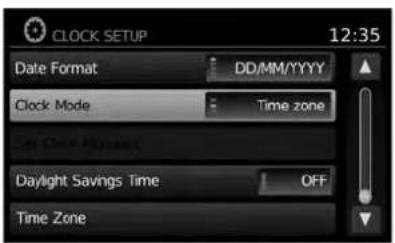 NISSAN Versa Sedan (2014) - CLOCKSETTINGS - 1