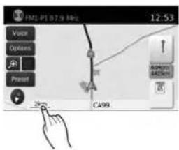 NISSAN Versa Sedan (2014) - CHANGING THE MAP SCALE - 1