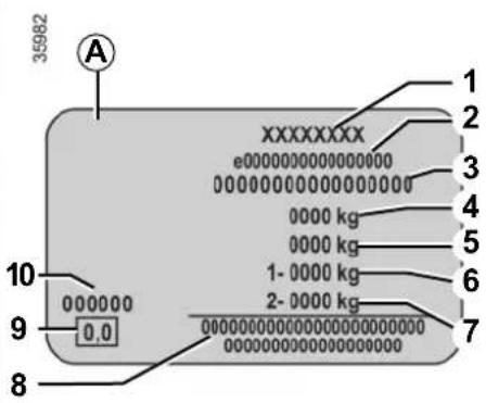 35982 A 1 2 3 0000000000000000 0000000000000000 0000 kg 4 5 1- 0000 kg 6 2- 0000 kg 7 10 9 0.0 8