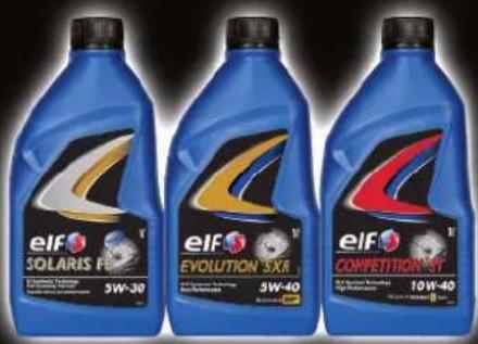 eIF SOLARIS F 5W-30 eIF EVOLUTION SXR 5W-40 eIF COMPETITION ST 10W-40