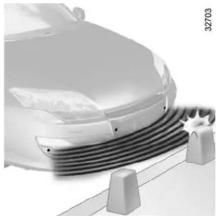 RENAULT Laguna (2012) - Activation/désactivation automatique de l'aide au parking avant - 2