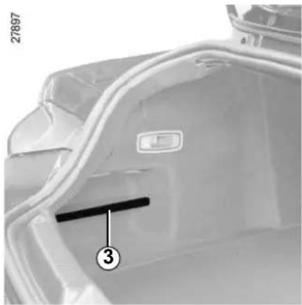RENAULT Laguna (2012) - RANGEMENTS, AMÉNAGEMENTS COFFRE À BAGAGES (2/3) - 1