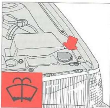 VOLVO 940 (1997) - Washer nozzles, Washer reservoir - 2