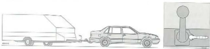 VOLVO 940 (1997) - Towing a caravan or trailer - 1