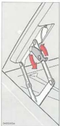 VOLVO 940 (1997) - To open the bonnet - 2
