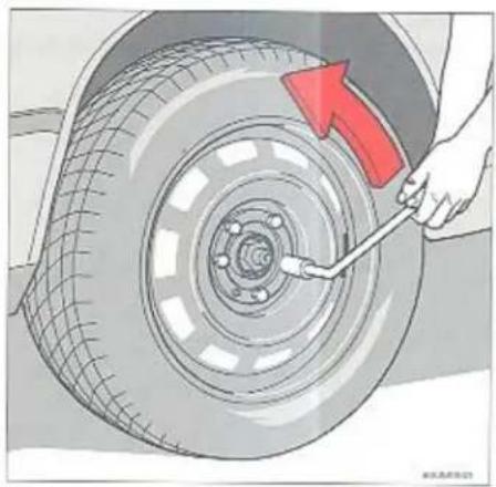 VOLVO 940 (1997) - Changing wheels - 3
