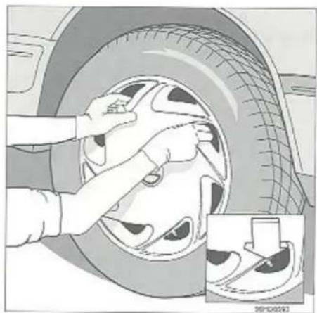 VOLVO 940 (1997) - Changing wheels - 2
