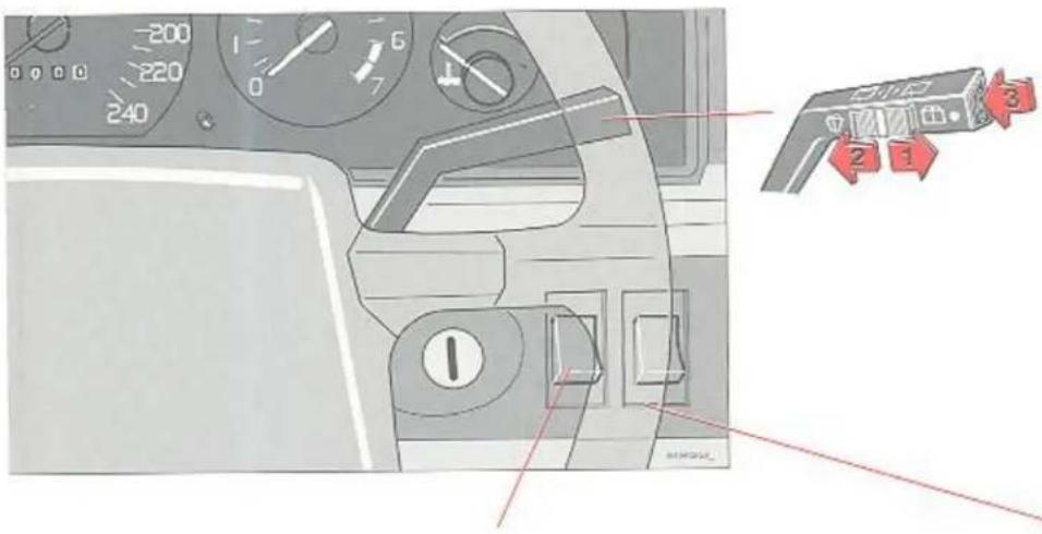 Diagram of a camera control panel with labeled buttons and adjustment knobs, showing numbered parts for assembly or inspection.