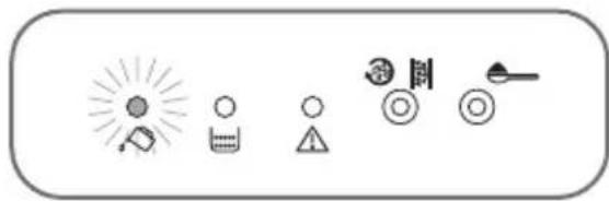 DELONGHI Magnifica ESAM 3200.S EX1 - Water Warning Light (Red) - 1
