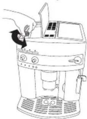 DELONGHI Magnifica ESAM 3200.S EX1 - Riempimento del contenitore di chicchi di caffè (Nel caso si utilizzi caffè in grani) - 2